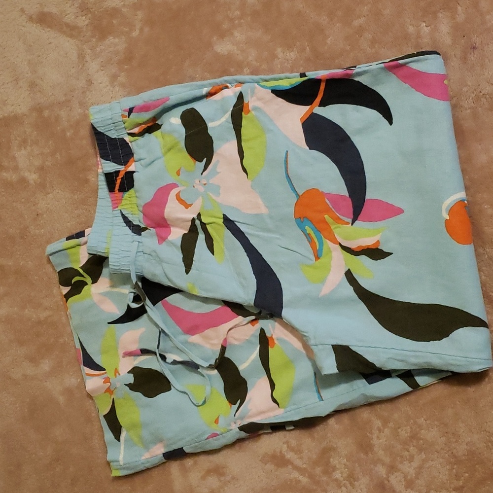 a new day Tropical Print Wide Leg Pants - Multicolor